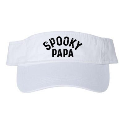 Spooky Papa Family Matching Halloween Dad Grandpa Costume Valucap Bio-Washed Visor