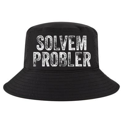 Solvem Probler Funny Problem Solver Vintage Distressed Cool Comfort Performance Bucket Hat