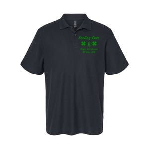 Saint Patrick's Feeling Cute Drunk St. Paddys Day Shenanigan Softstyle Adult Sport Polo