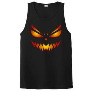 Spooky Pumpkin Face Halloween PosiCharge Competitor Tank