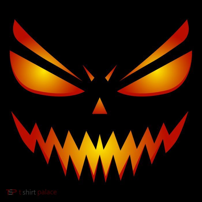 Spooky Pumpkin Face Halloween Tank Top