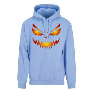 Spooky Pumpkin Face Halloween Unisex Surf Hoodie