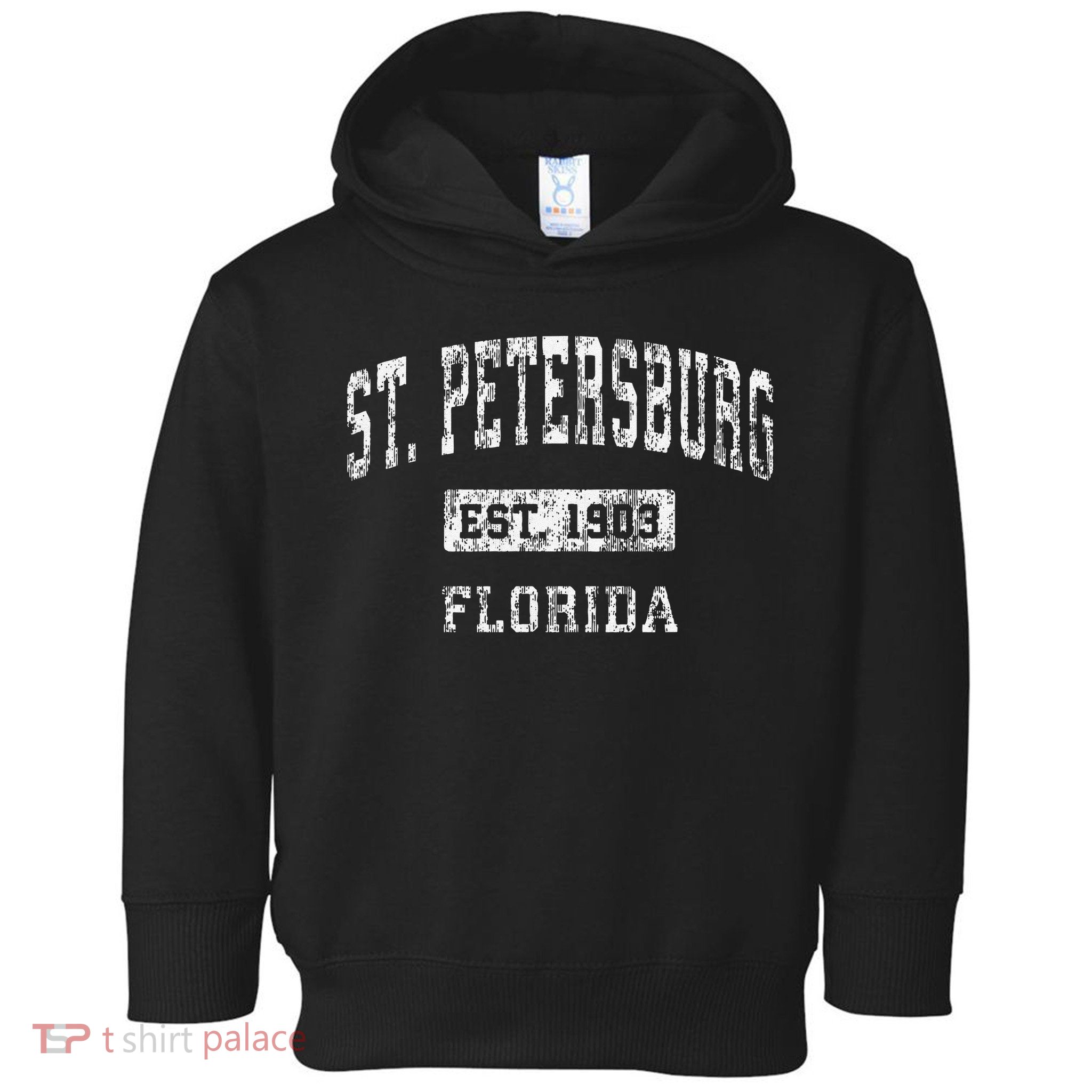 St. Petersburg Florida Fl Vintage Established Toddler Hoodie