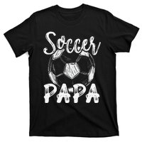 Soccer Papa For  Family Matching Team Player Soccer Ball T-Shirt