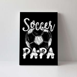 Soccer Papa For  Family Matching Team Player Soccer Ball Canvas