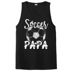 Soccer Papa For  Family Matching Team Player Soccer Ball PosiCharge Competitor Tank