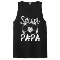 Soccer Papa For  Family Matching Team Player Soccer Ball PosiCharge Competitor Tank