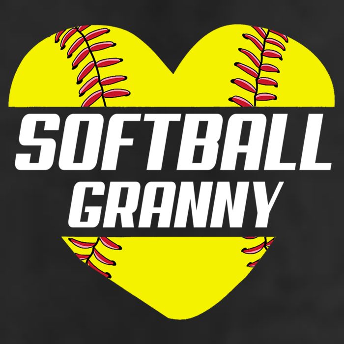 Softball Player Family Funny Gift Softball Granny Heart Gift Cool Comfort Performance Bucket Hat