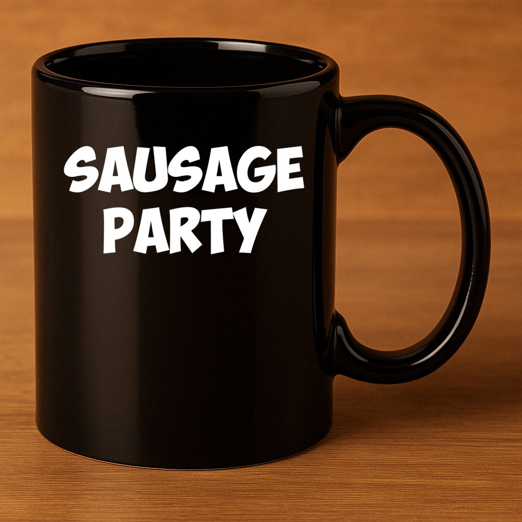 Sausage Party Funny Gift 11oz C Handle Ceramic Mug