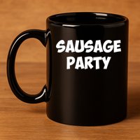 Sausage Party Funny Gift 11oz C Handle Ceramic Mug