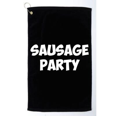 Sausage Party Funny Gift Golf Towel