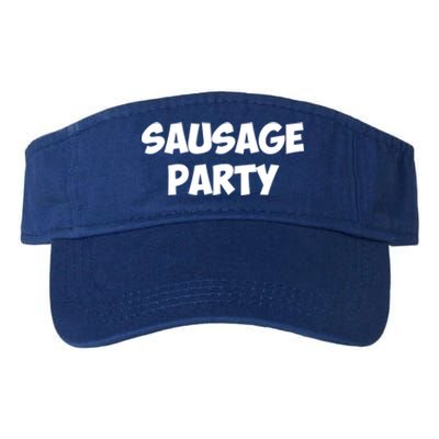 Sausage Party Funny Gift Valucap Bio-Washed Visor