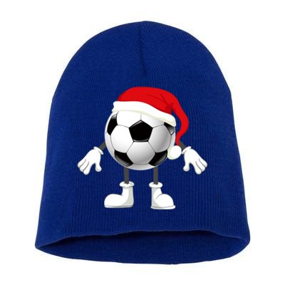 Soccer Player Footballer Santa Claus Christmas Xmas Gift Short Acrylic Beanie