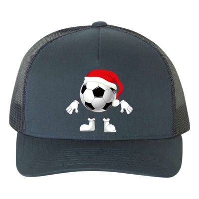 Soccer Player Footballer Santa Claus Christmas Xmas Gift Yupoong Adult 5-Panel Trucker Hat