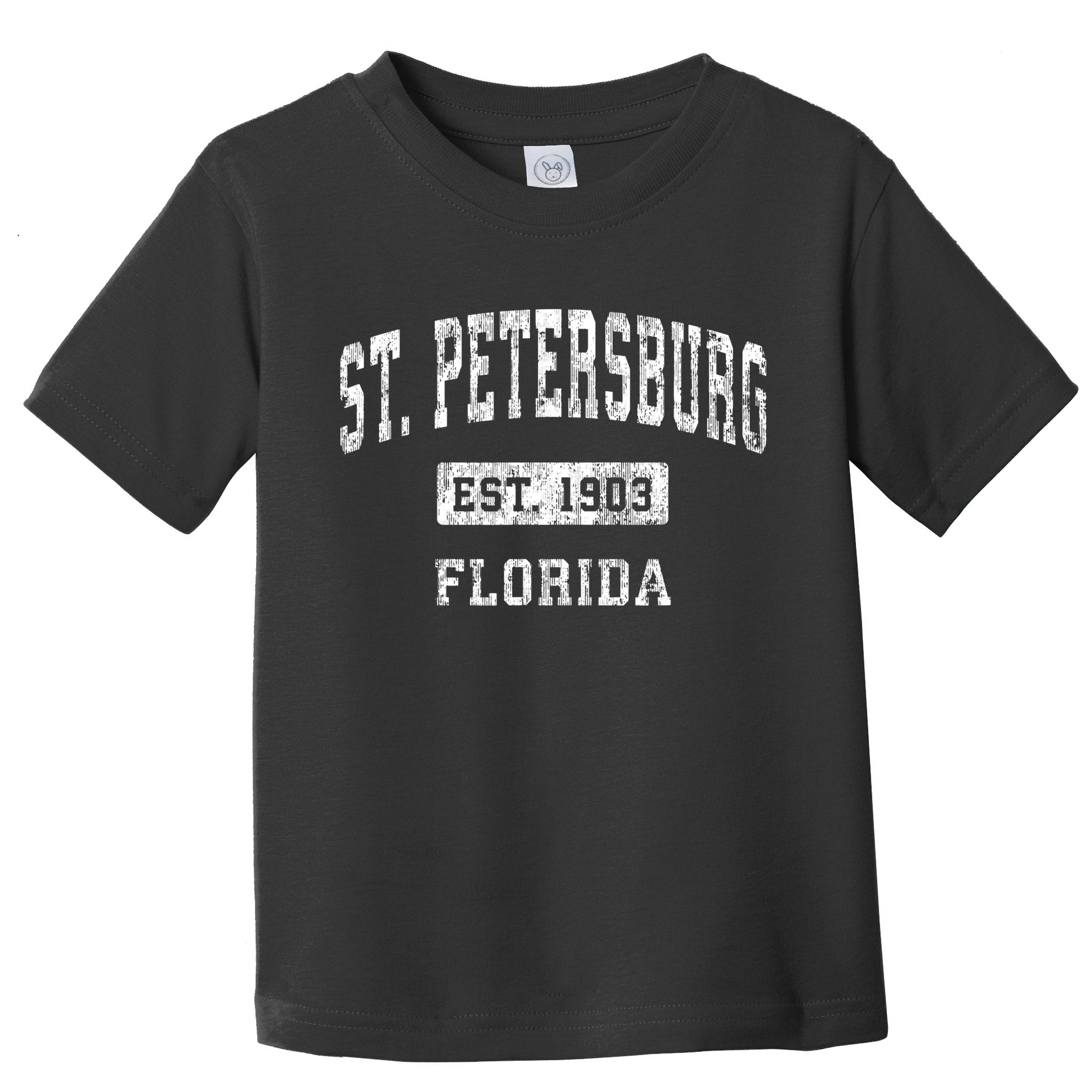 St. Petersburg Florida Fl Vintage Established Sports Toddler T-Shirt