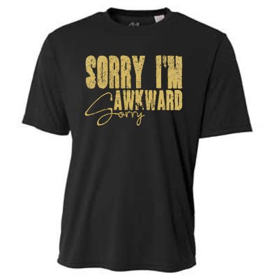 Shy Person Funny Quote For Introvert Awkward Moments Cooling Performance Crew T-Shirt