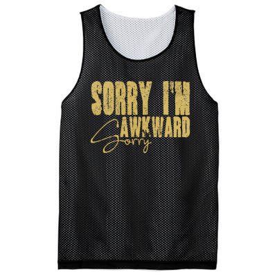 Shy Person Funny Quote For Introvert Awkward Moments Mesh Reversible Basketball Jersey Tank