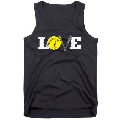 Softball Player Funny  Softball Love Tank Top