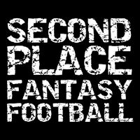 Second Place Fantasy Football Flat Bill Trucker Hat