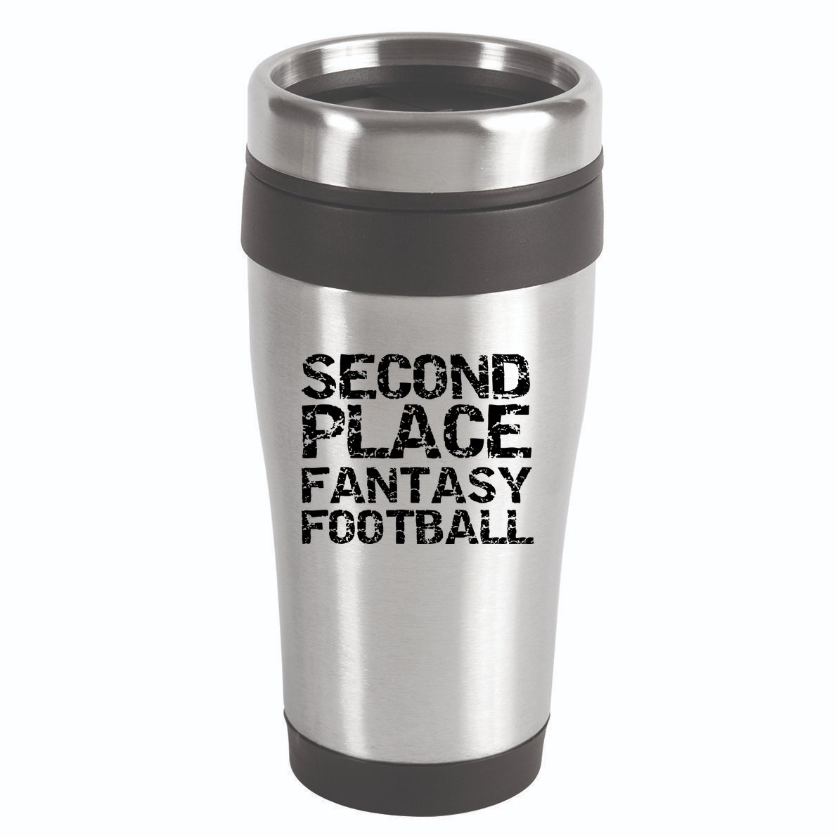 Second Place Fantasy Football 16oz Travel Tumbler