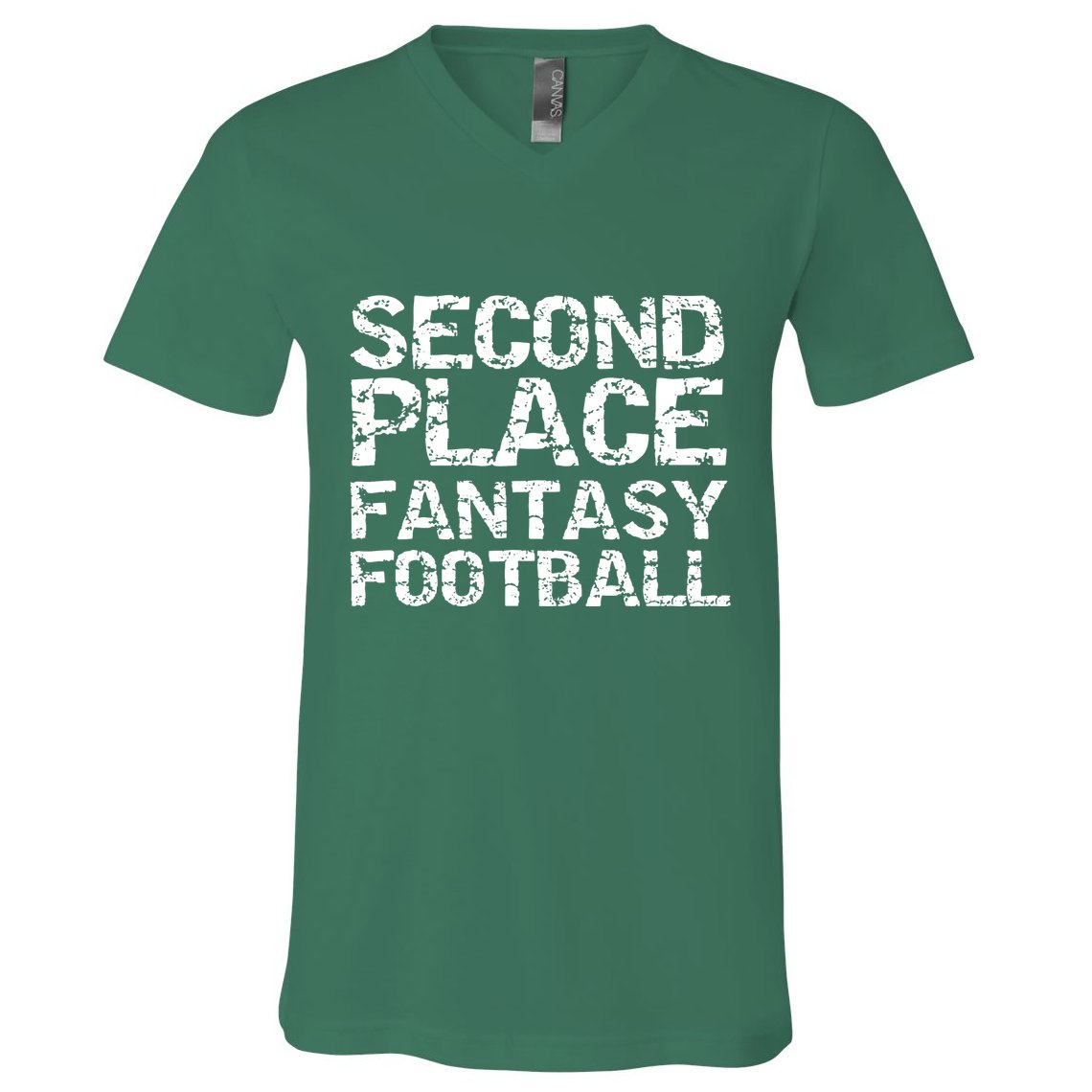 Second Place Fantasy Football V-Neck T-Shirt