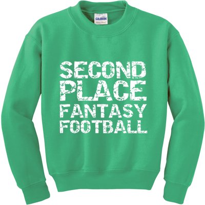 Second Place Fantasy Football Kids Sweatshirt