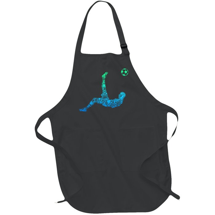 Soccer Players Funny Gift Full-Length Apron With Pockets