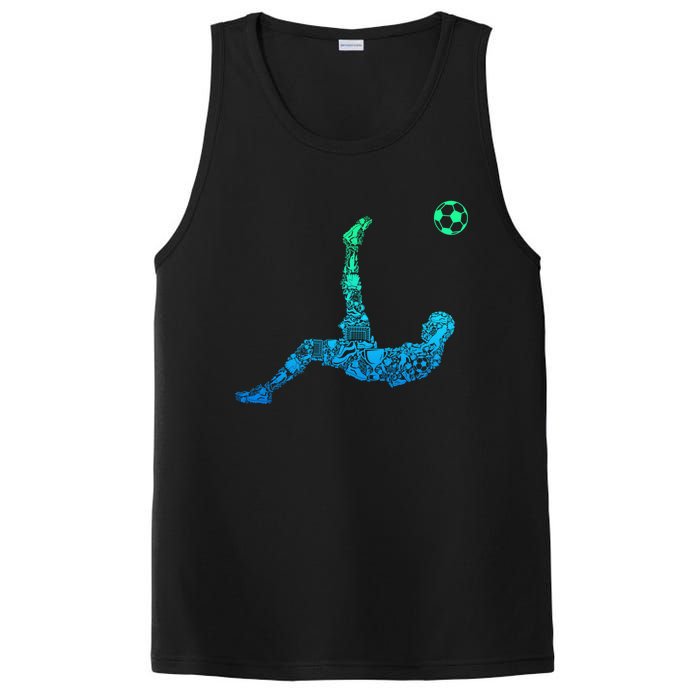 Soccer Players Funny Gift PosiCharge Competitor Tank