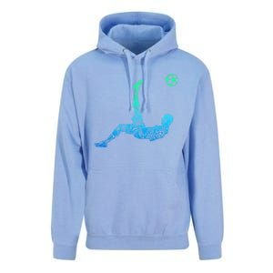 Soccer Players Funny Gift Unisex Surf Hoodie