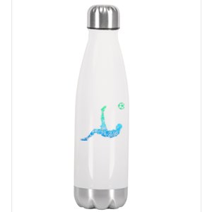 Soccer Players Funny Gift Stainless Steel Insulated Water Bottle