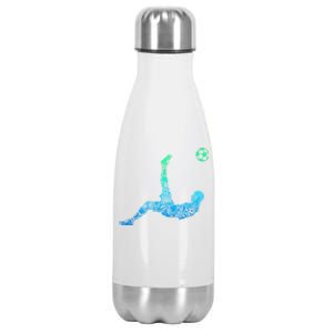 Soccer Players Funny Gift Stainless Steel Insulated Water Bottle