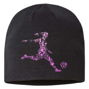 Soccer Player  funny soccer coach team Sustainable Beanie