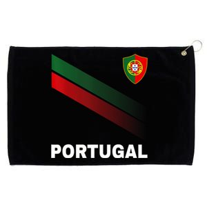 Soccer Portugal Flag For Soccer Lover Grommeted Golf Towel