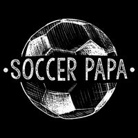 Soccer Papa Family Matching Team Player Gift Sport Lover Dad Zip Tote Bag