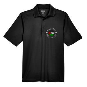 Support Palestine's Freedom with the Arabic Flag Men's Origin Performance Pique Polo