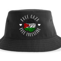 Support Palestine's Freedom with the Arabic Flag Sustainable Bucket Hat