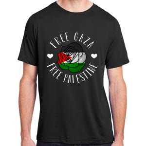 Support Palestine's Freedom with the Arabic Flag Adult ChromaSoft Performance T-Shirt