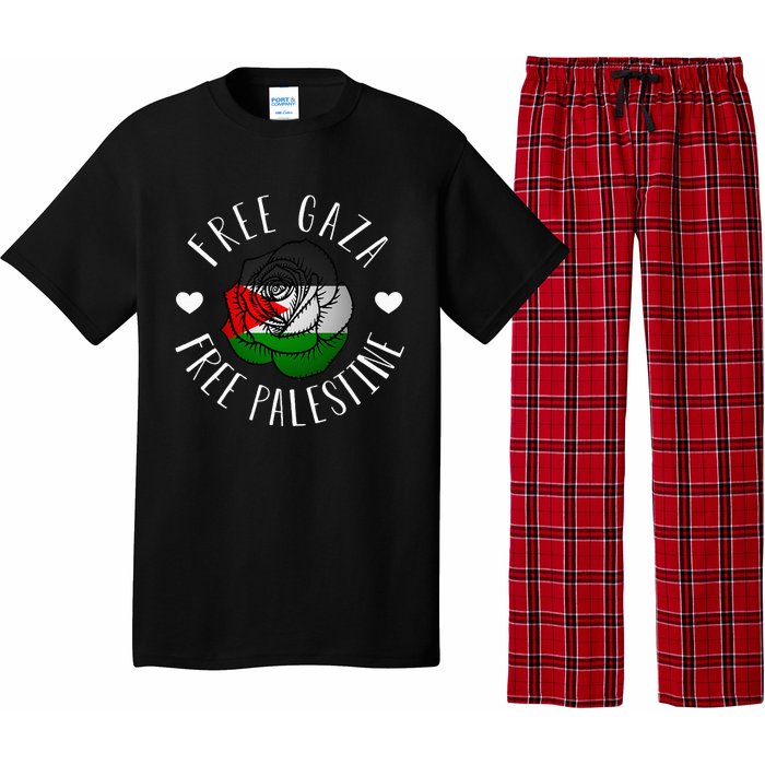 Support Palestine's Freedom with the Arabic Flag Pajama Set