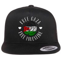 Support Palestine's Freedom with the Arabic Flag Flat Bill Trucker Hat