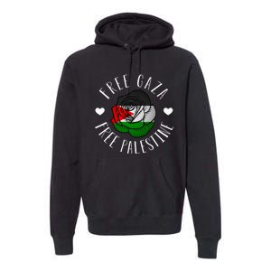 Support Palestine's Freedom with the Arabic Flag Premium Hoodie