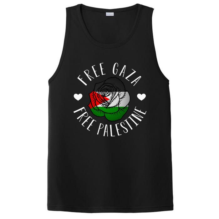 Support Palestine's Freedom with the Arabic Flag PosiCharge Competitor Tank