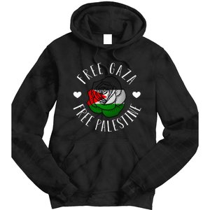 Support Palestine's Freedom with the Arabic Flag Tie Dye Hoodie