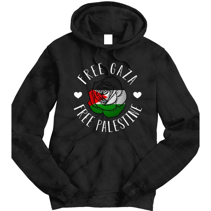 Support Palestine's Freedom with the Arabic Flag Tie Dye Hoodie