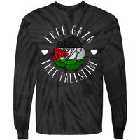 Support Palestine's Freedom with the Arabic Flag Tie-Dye Long Sleeve Shirt