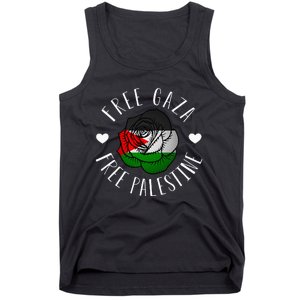 Support Palestine's Freedom with the Arabic Flag Tank Top