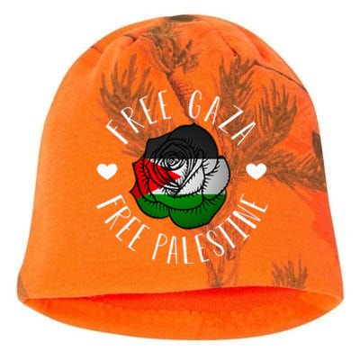 Support Palestine's Freedom with the Arabic Flag Kati - Camo Knit Beanie