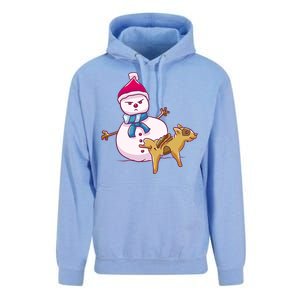 Snowman Pee Funny Naughty Fk Christmas Gift Unisex Surf Hoodie