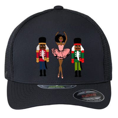 Sugar Plum Fairy Black Nutcracker Christmas African American  Flexfit Unipanel Trucker Cap