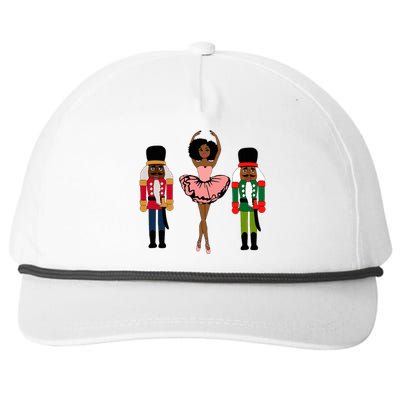 Sugar Plum Fairy Black Nutcracker Christmas African American  Snapback Five-Panel Rope Hat