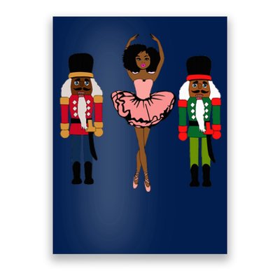 Sugar Plum Fairy Black Nutcracker Christmas African American  Poster